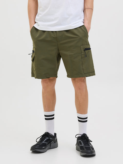 JACK & JONES JPSTJAIDEN marcher cargo shorts in castlerock