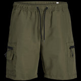 JACK & JONES JPSTJAIDEN marcher cargo shorts in castlerock - Image 3