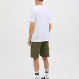 JACK & JONES JPSTJAIDEN marcher cargo shorts in castlerock - Image 2