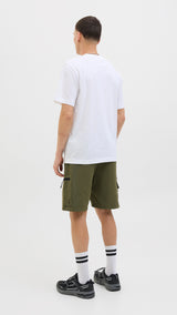 JACK & JONES JPSTJAIDEN marcher cargo shorts in castlerock - Image 2