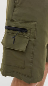 JACK & JONES JPSTJAIDEN marcher cargo shorts in castlerock - Image 7