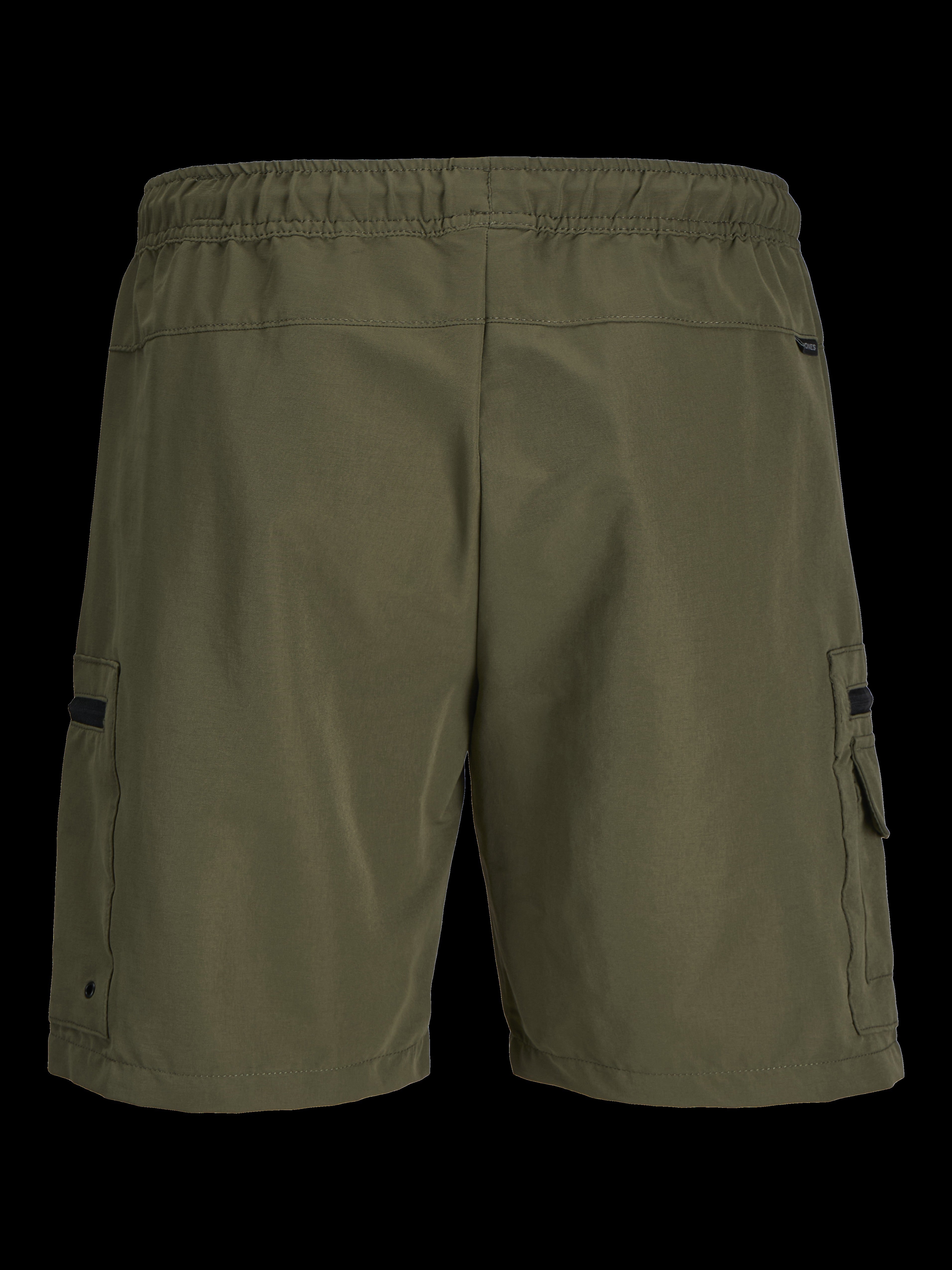 JACK & JONES JPSTJAIDEN marcher cargo shorts in castlerock - Image 4