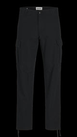JACK & JONES JPSTKANE barkley cargo pant in black - Image 3