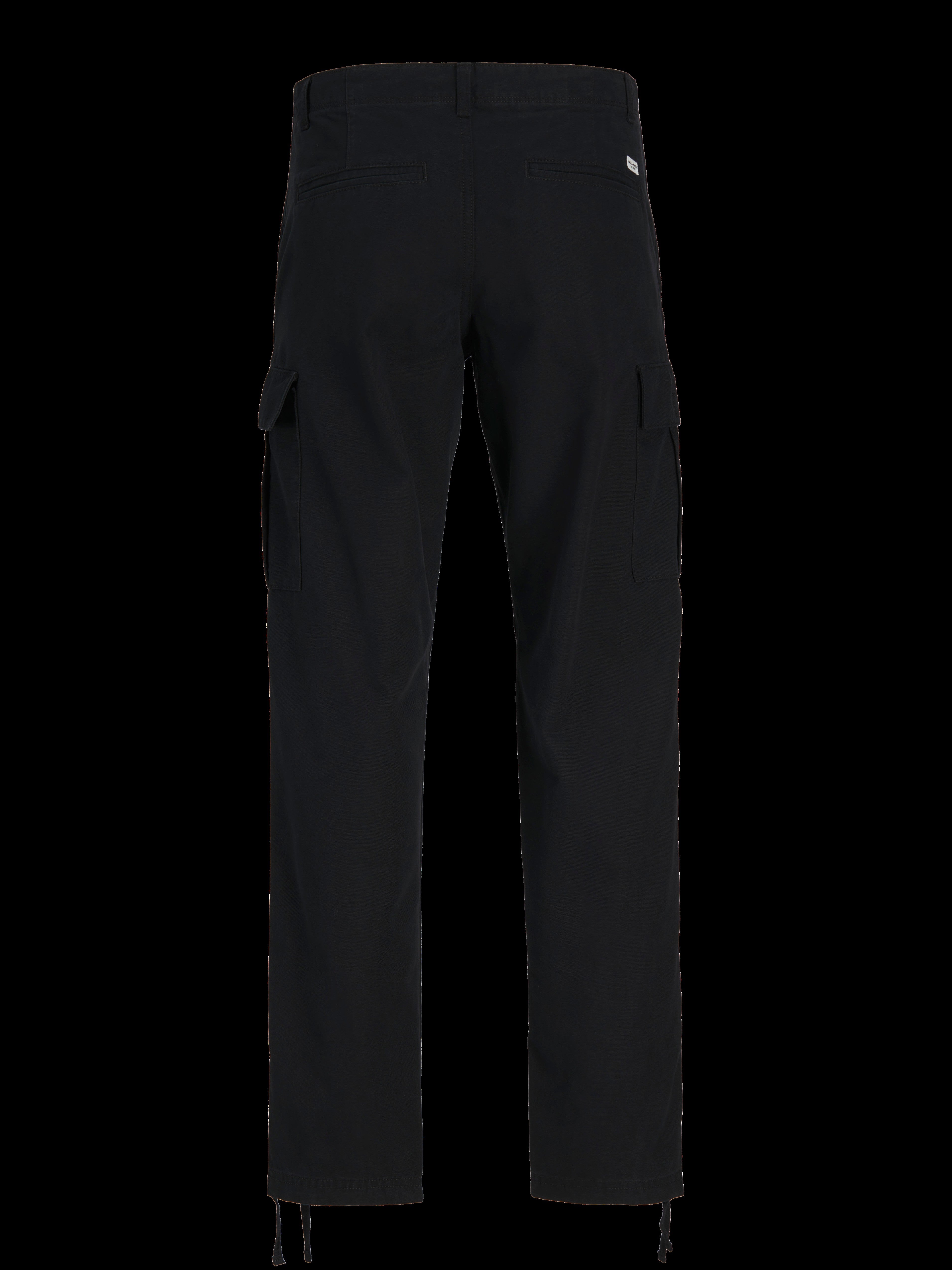 JACK & JONES JPSTKANE barkley cargo pant in black - Image 4