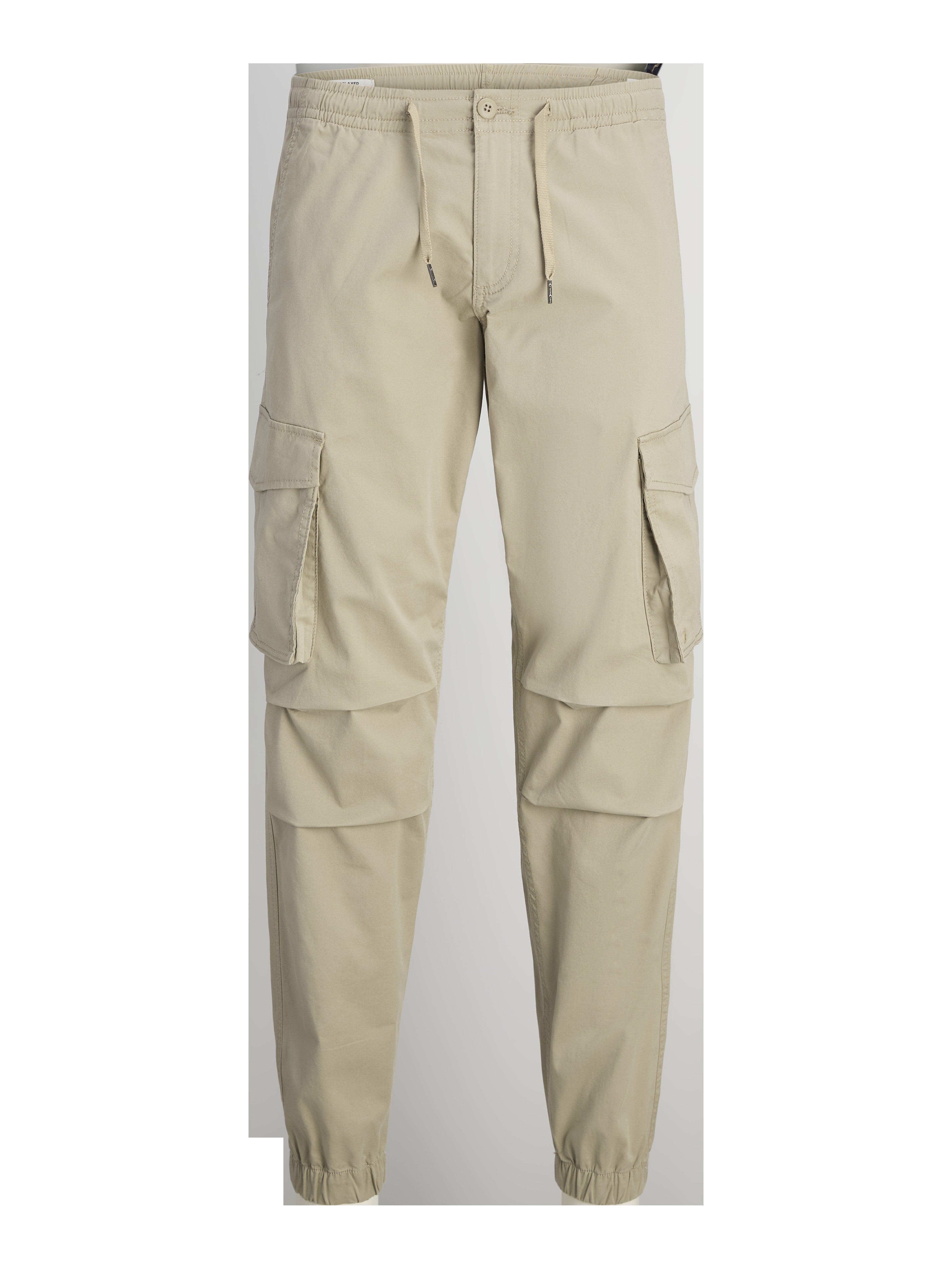 JACK & JONES JPSTKANE noah cuffed cargo in moonbeam - Image 3