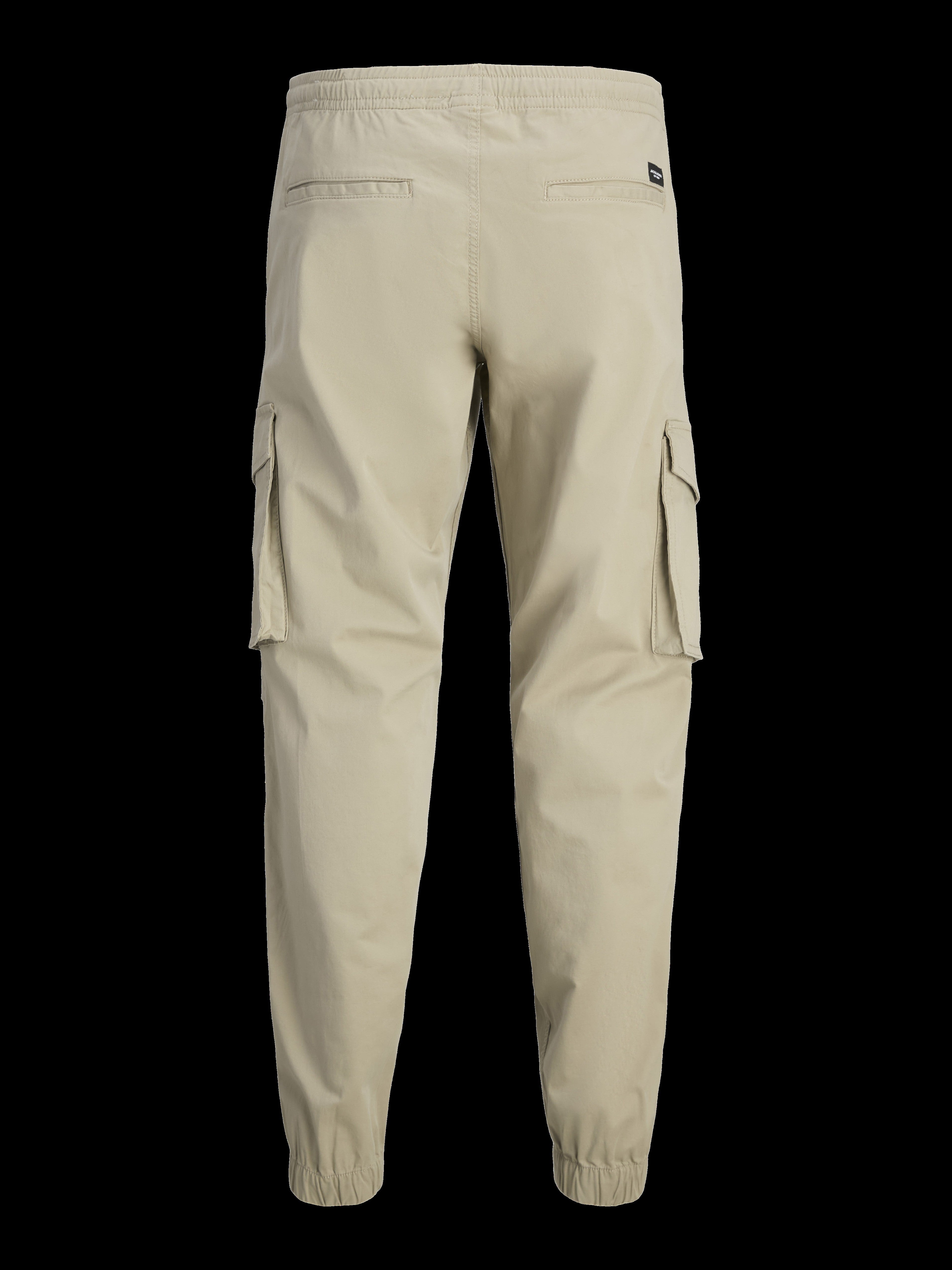 JACK & JONES JPSTKANE noah cuffed cargo in moonbeam - Image 4