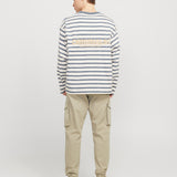 JACK & JONES JPSTKANE noah cuffed cargo in moonbeam - Image 2