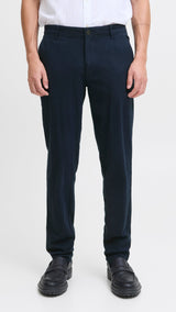 JACK & JONES JPSTMARCO bowie winter chino - navy blazer herringbone