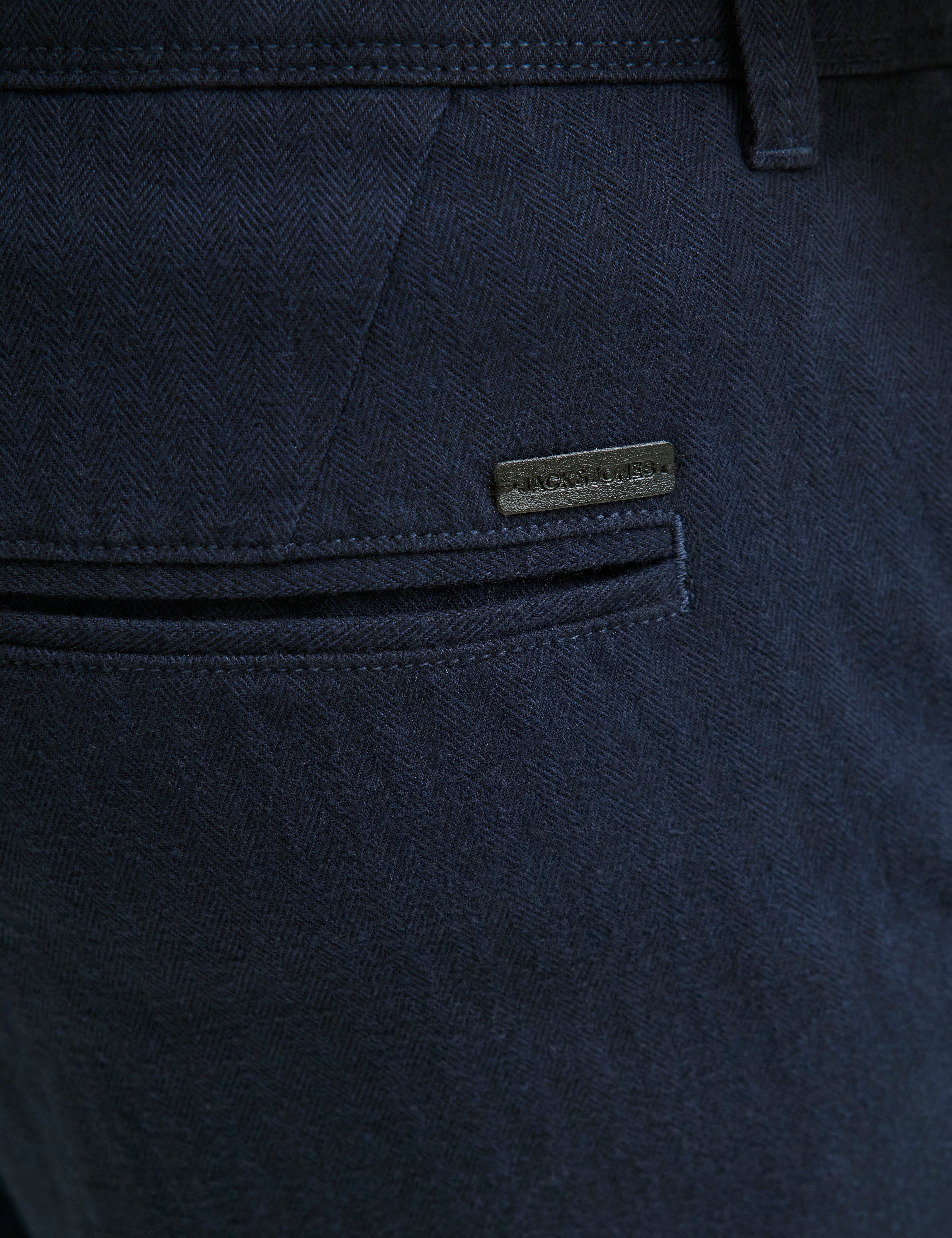 JACK & JONES JPSTMARCO bowie winter chino - navy blazer herringbone