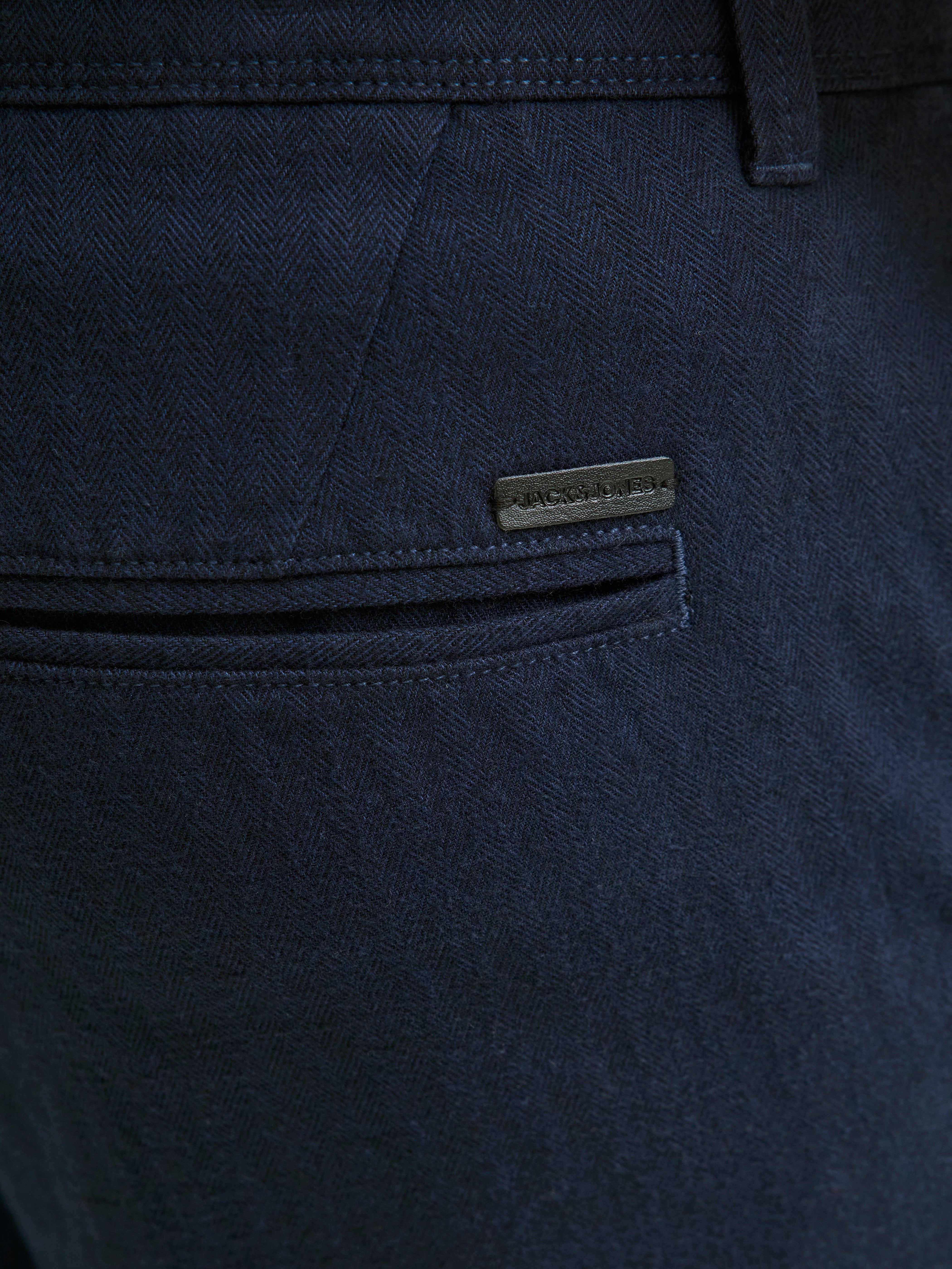 JACK & JONES JPSTMARCO bowie winter chino - navy blazer herringbone