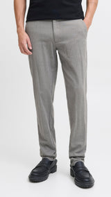 JACK & JONES JPSTMARCO bowie winter chino - grey melange herringbone