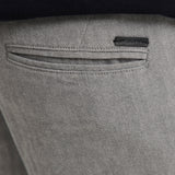 JACK & JONES JPSTMARCO bowie winter chino - grey melange herringbone