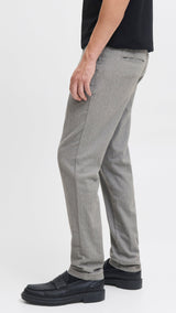 JACK & JONES JPSTMARCO bowie winter chino - grey melange herringbone