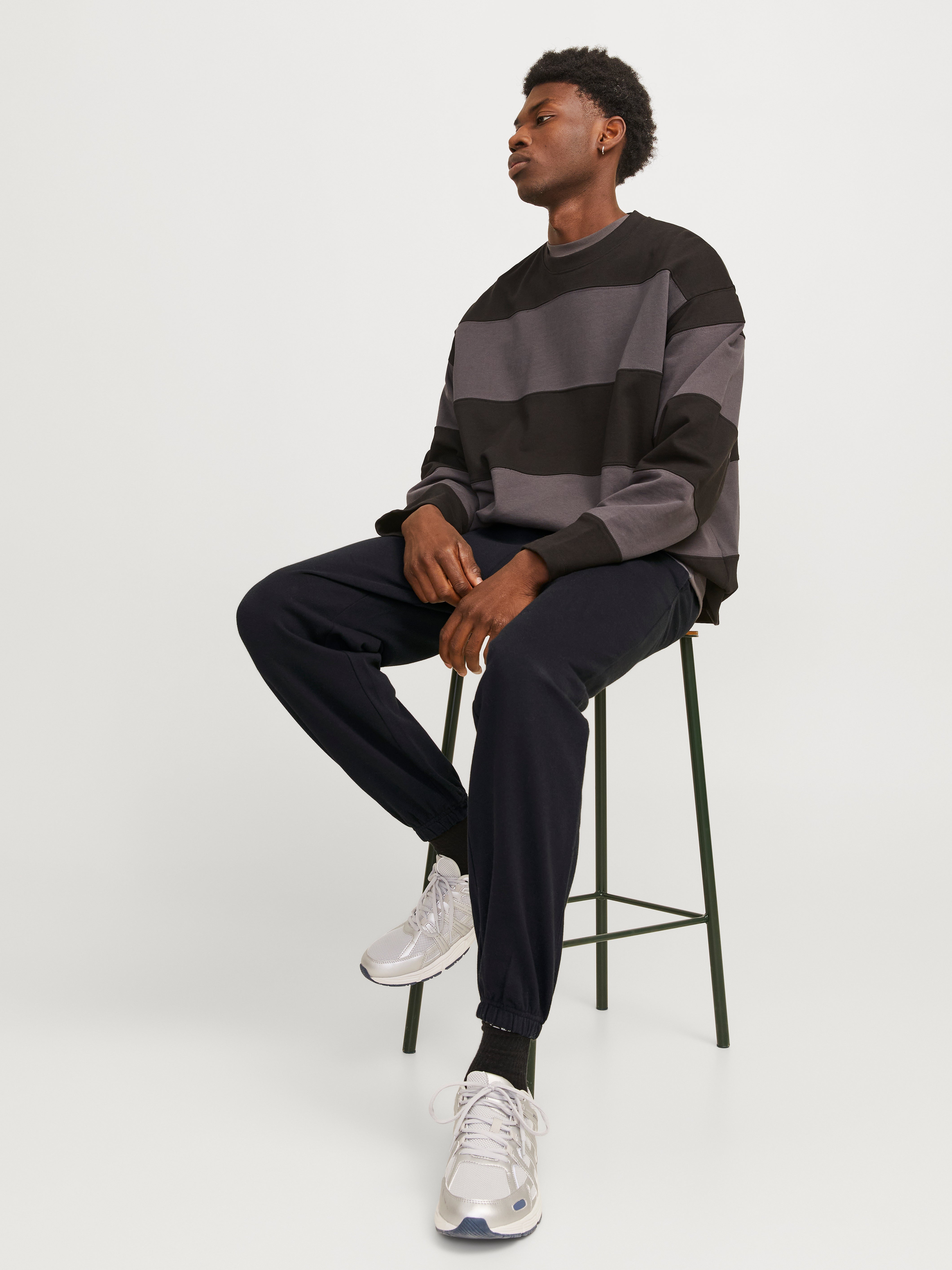 JACK & JONES JPSTMORGAN charge sweat pants - dark navy