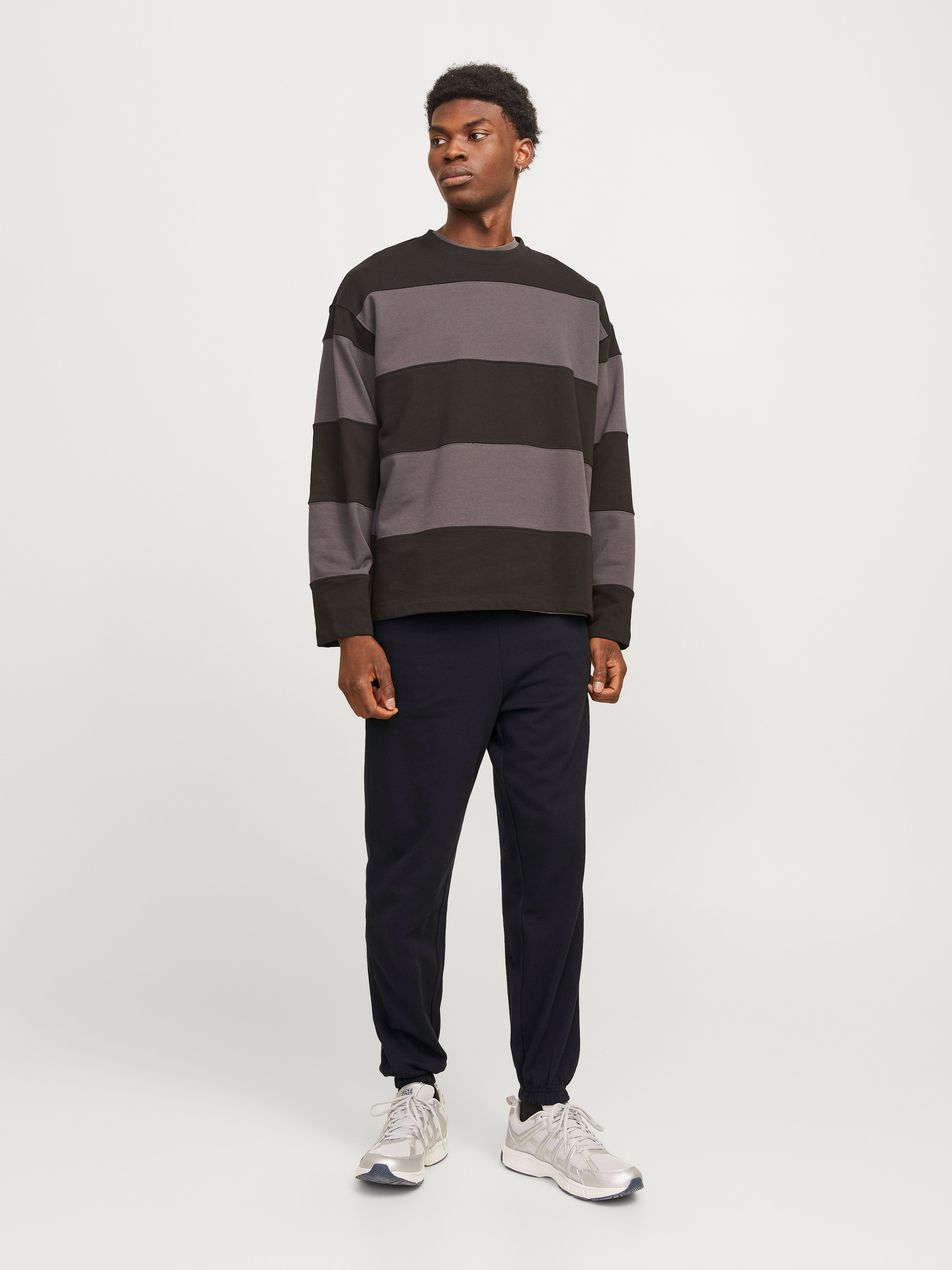 JACK & JONES JPSTMORGAN charge sweat pants - black