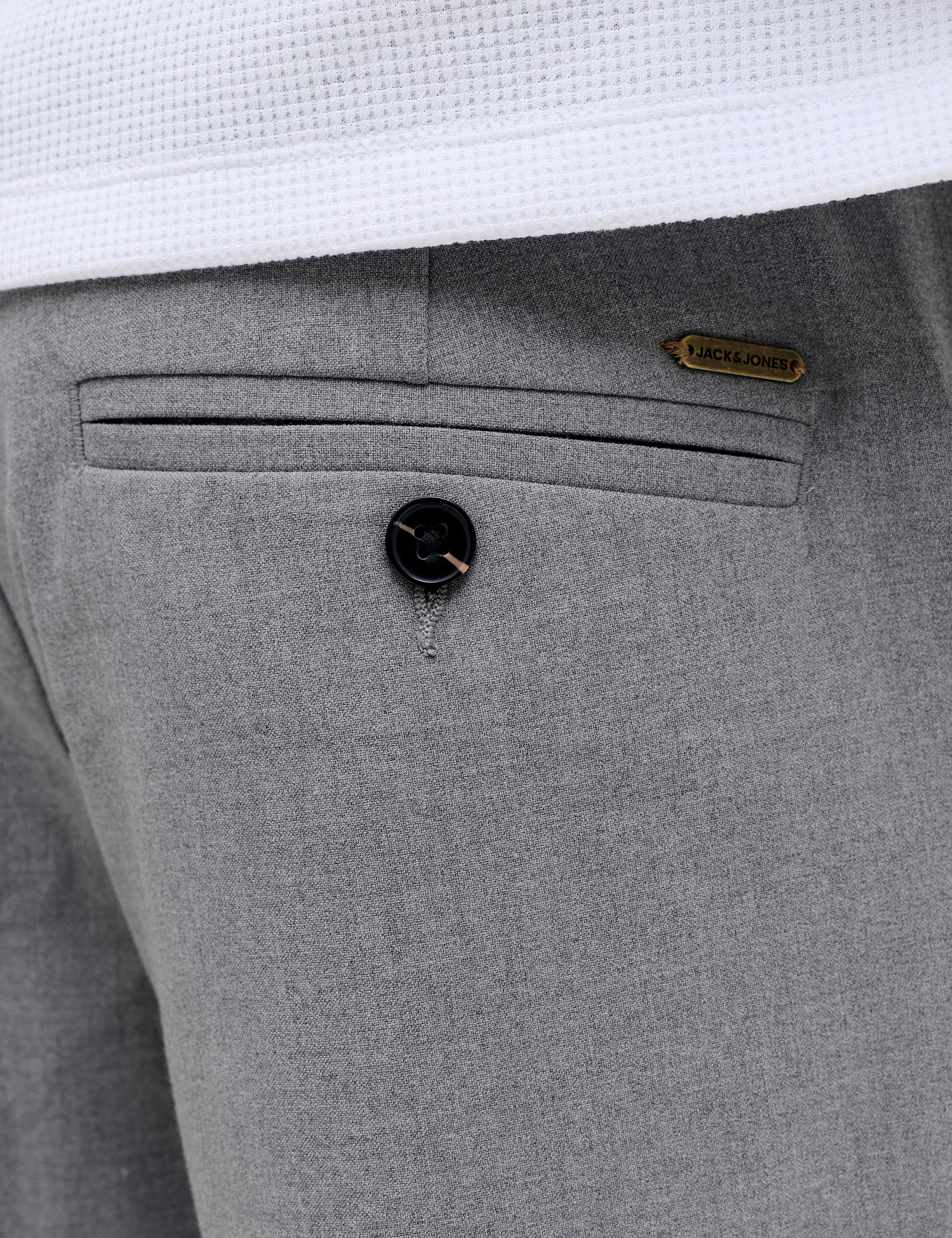 JACK & JONES JPSTOLLIE connor chino - grey melange