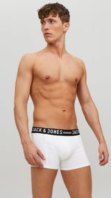 JACK & JONES SENSE trunks in white - Image 1