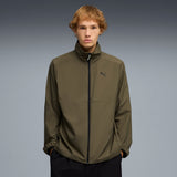 PUMA PUMATECH woven track jacket men in loden green