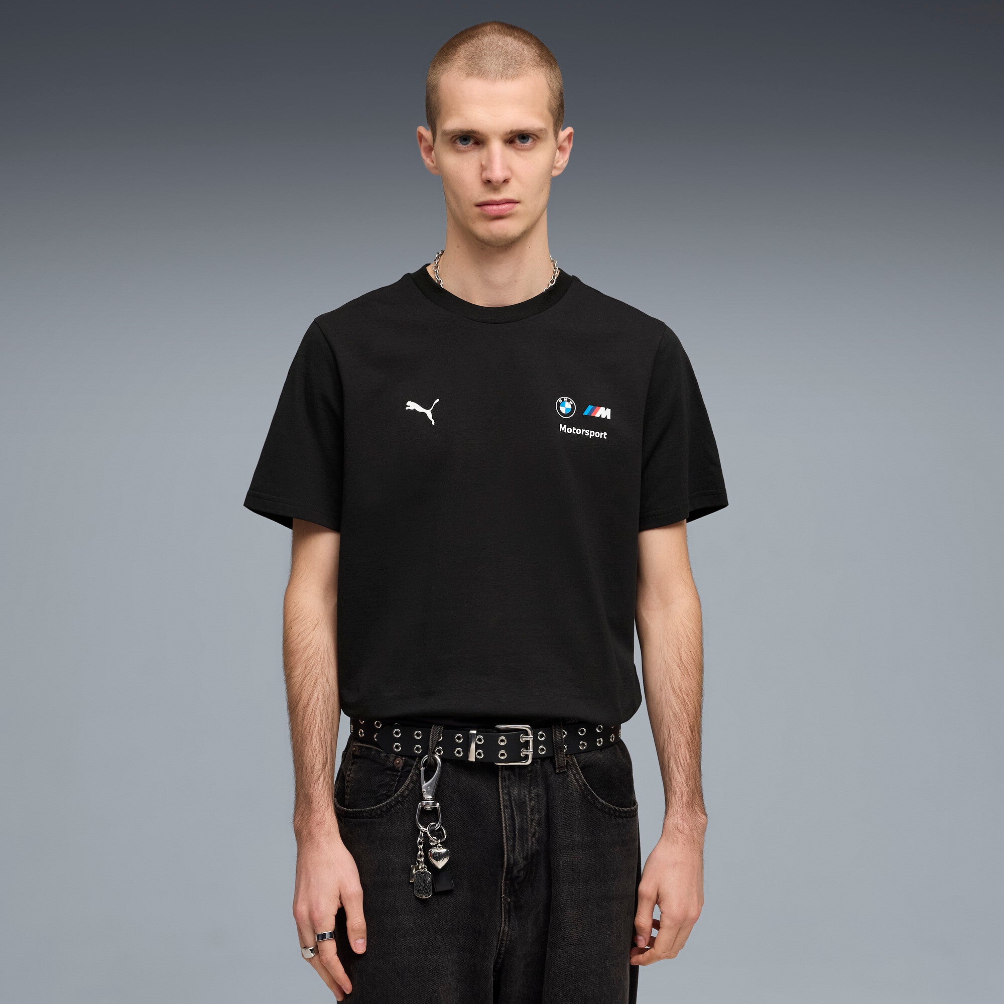 PUMA BMW M MOTORSPORT essentials tee men in black