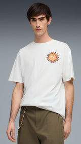 PUMA sunset drive relaxed tee men in white