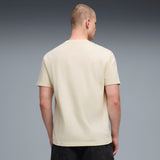 PUMA essentials elevated cat logo relaxed tee men in alpine snow