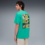 PUMA sunset drive relaxed tee men in vibrant green
