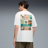 PUMA sunset drive relaxed tee men in white