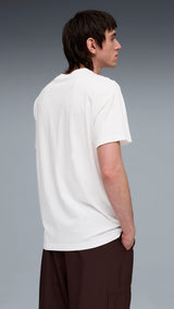 PUMA sunset drive graphic tee men in white