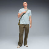 PUMA essentials small no. 1 logo tee men in fresh water