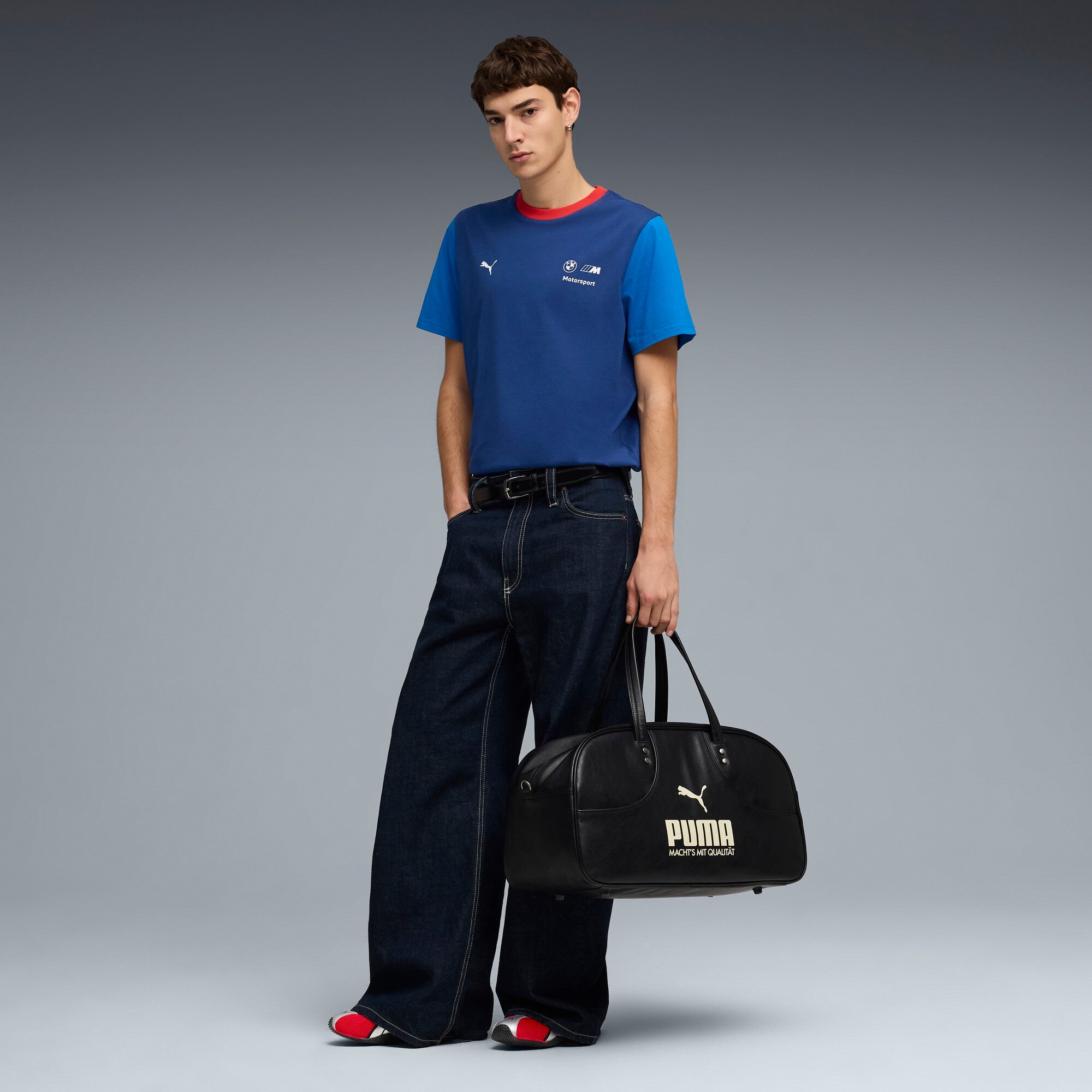 PUMA BMW M MOTORSPORT essentials tee men in pro blue
