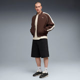 PUMA essentials elevated cat logo relaxed tee men in alpine snow