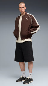 PUMA essentials elevated cat logo relaxed tee men in alpine snow
