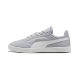 PUMA club II indoor sneakers unisex in vibrant silver and white