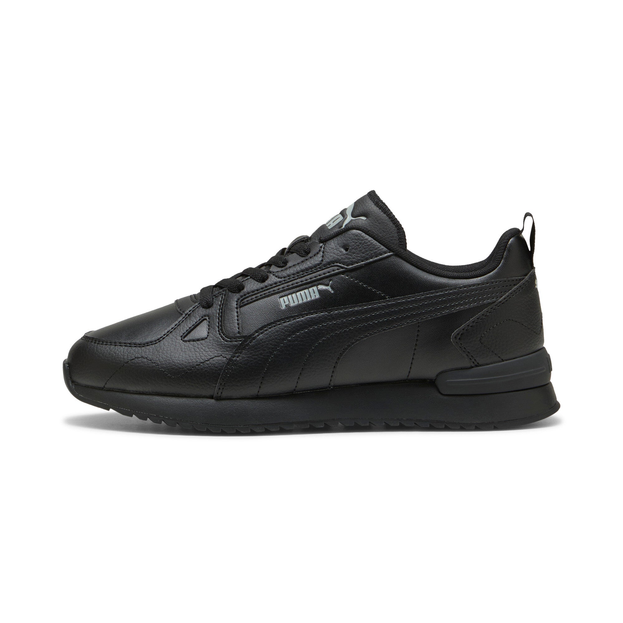 PUMA R78 cyclone sneakers unisex in black and smokey gray