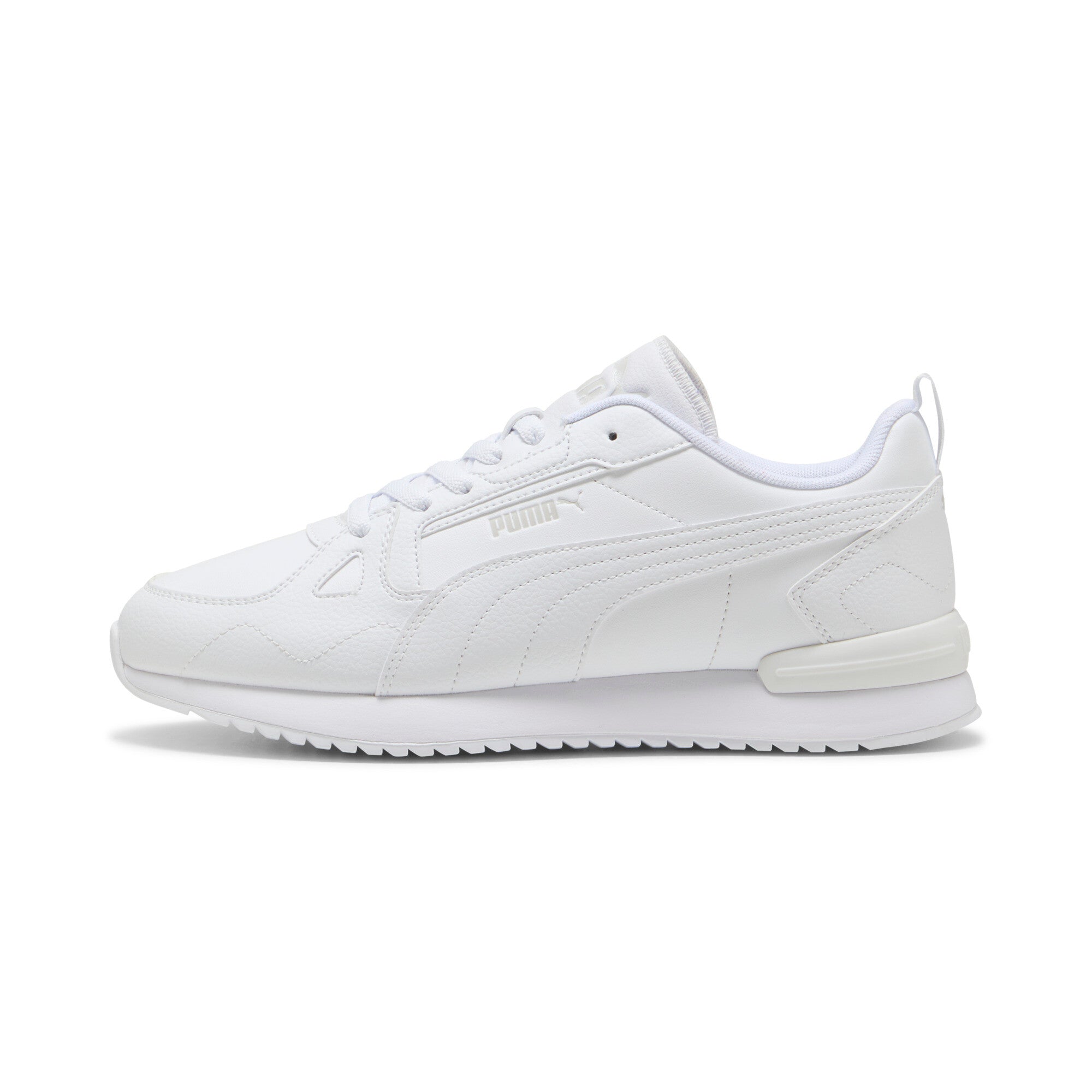 PUMA R78 cyclone sneakers unisex in white and cool light gray