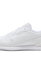 PUMA R78 cyclone sneakers unisex in white and cool light gray