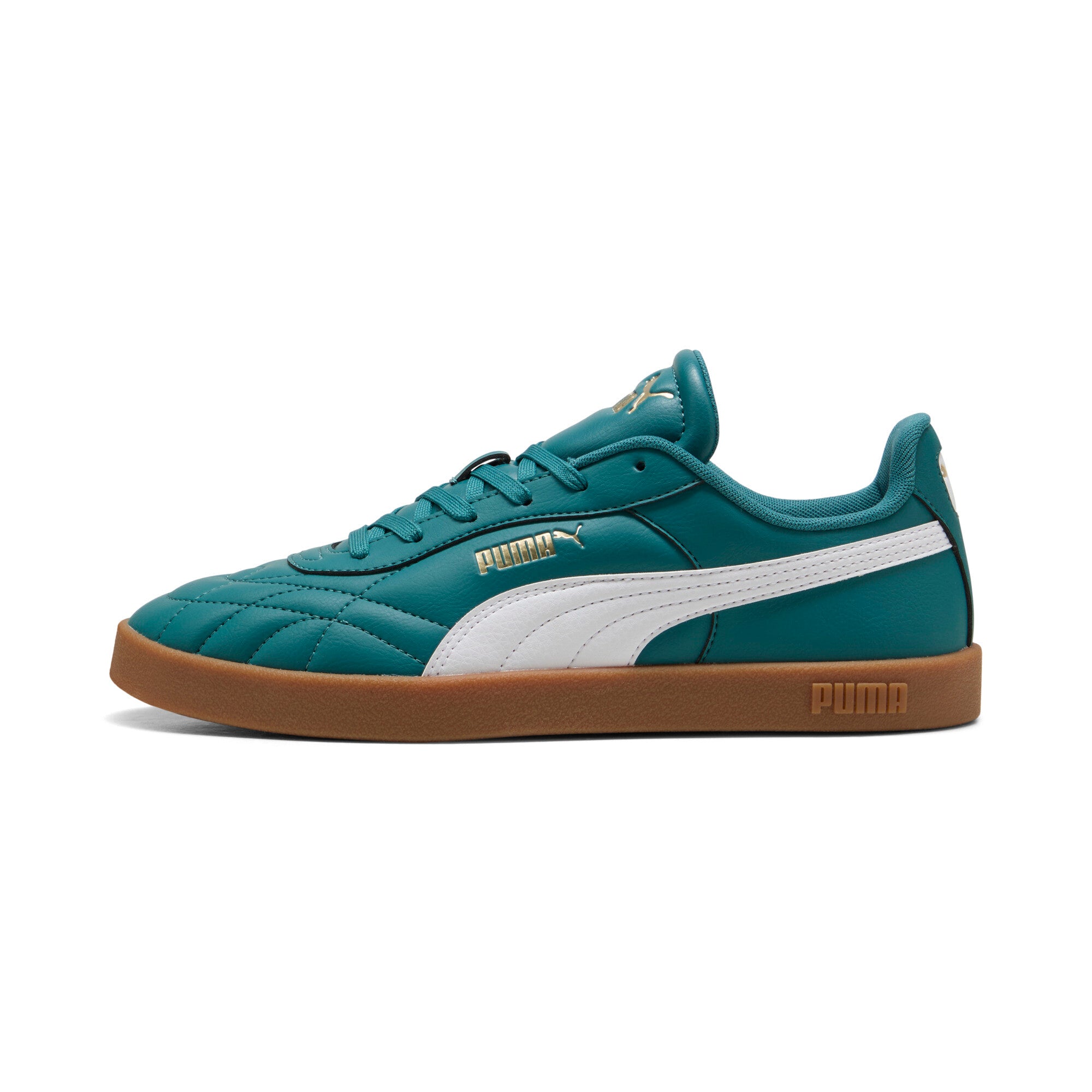 PUMA club II indoor sneakers unisex in emerald ice and white