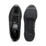 PUMA R78 cyclone sneakers unisex in black and smokey gray