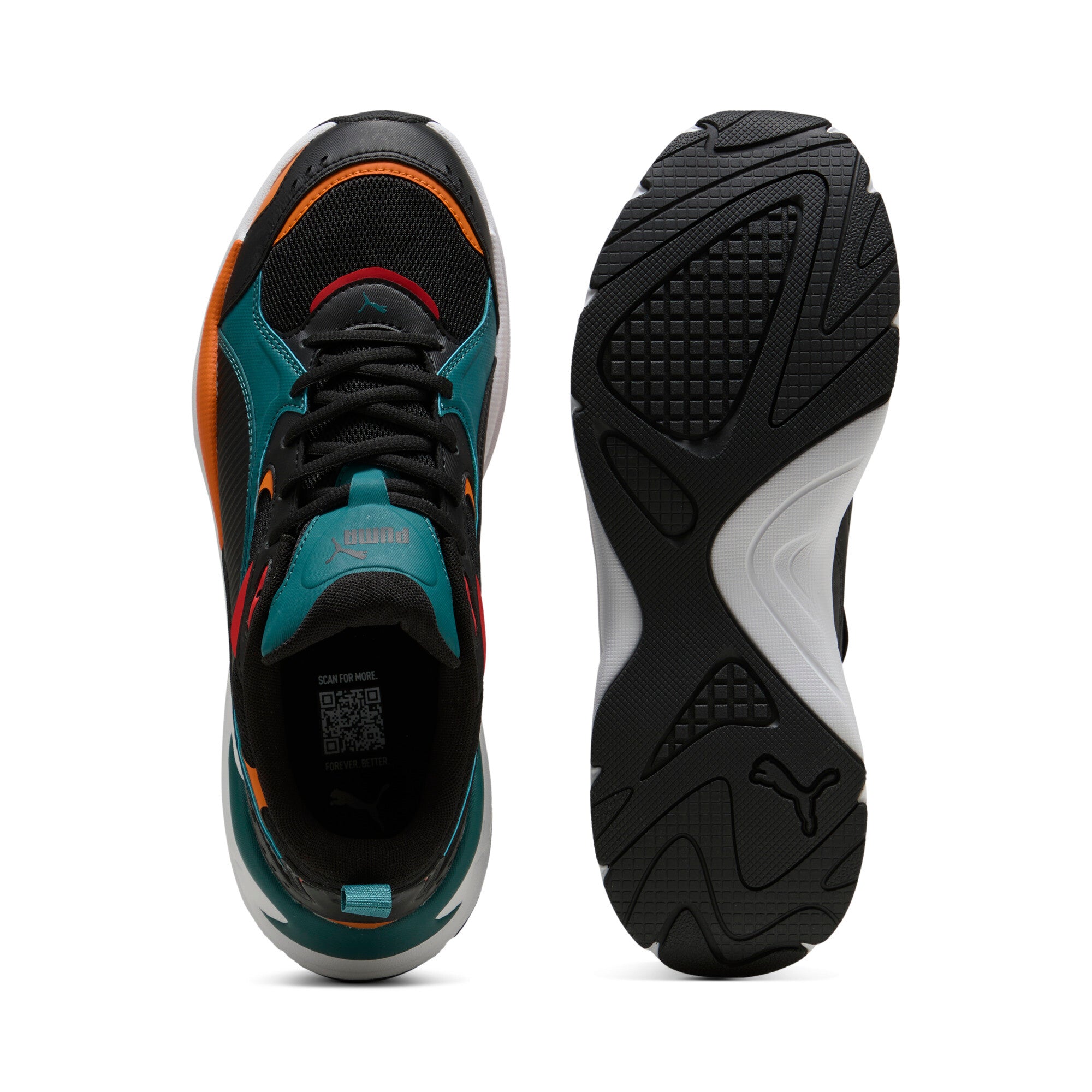 PUMA X-ray 4 sneakers unisex in emerald ice and black