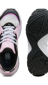 PUMA X-ray 4 sneakers unisex in white and electric orchid