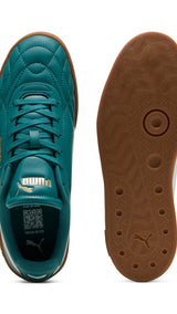 PUMA club II indoor sneakers unisex in emerald ice and white