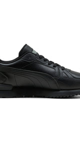 PUMA R78 cyclone sneakers unisex in black and smokey gray