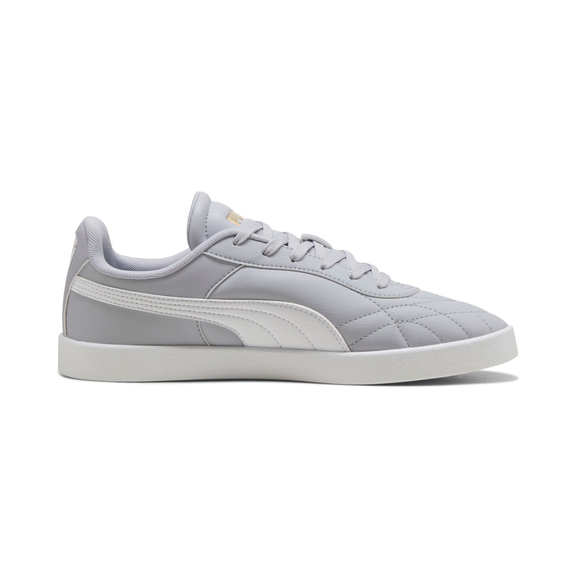 PUMA club II indoor sneakers unisex in vibrant silver and white