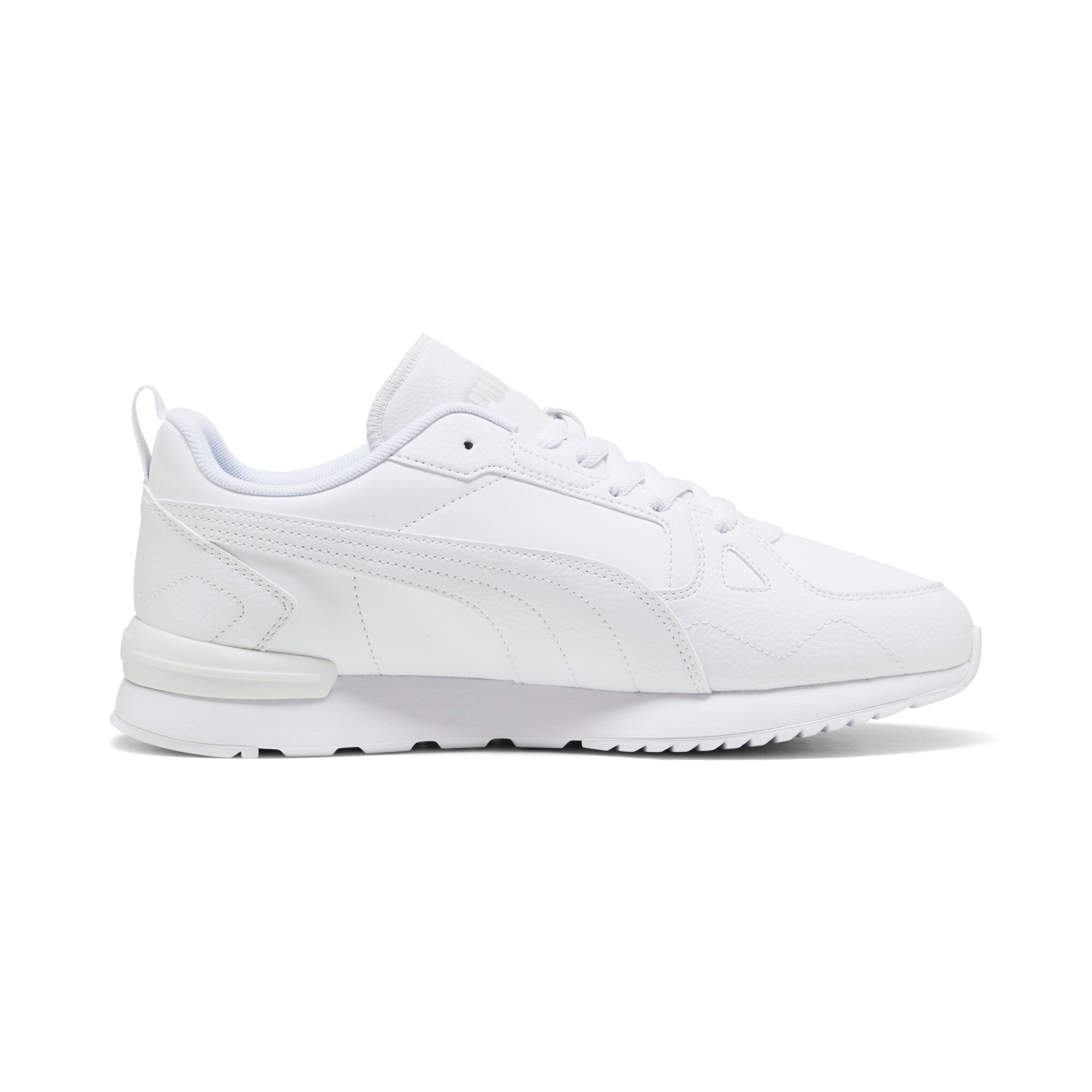 PUMA R78 cyclone sneakers unisex in white and cool light gray