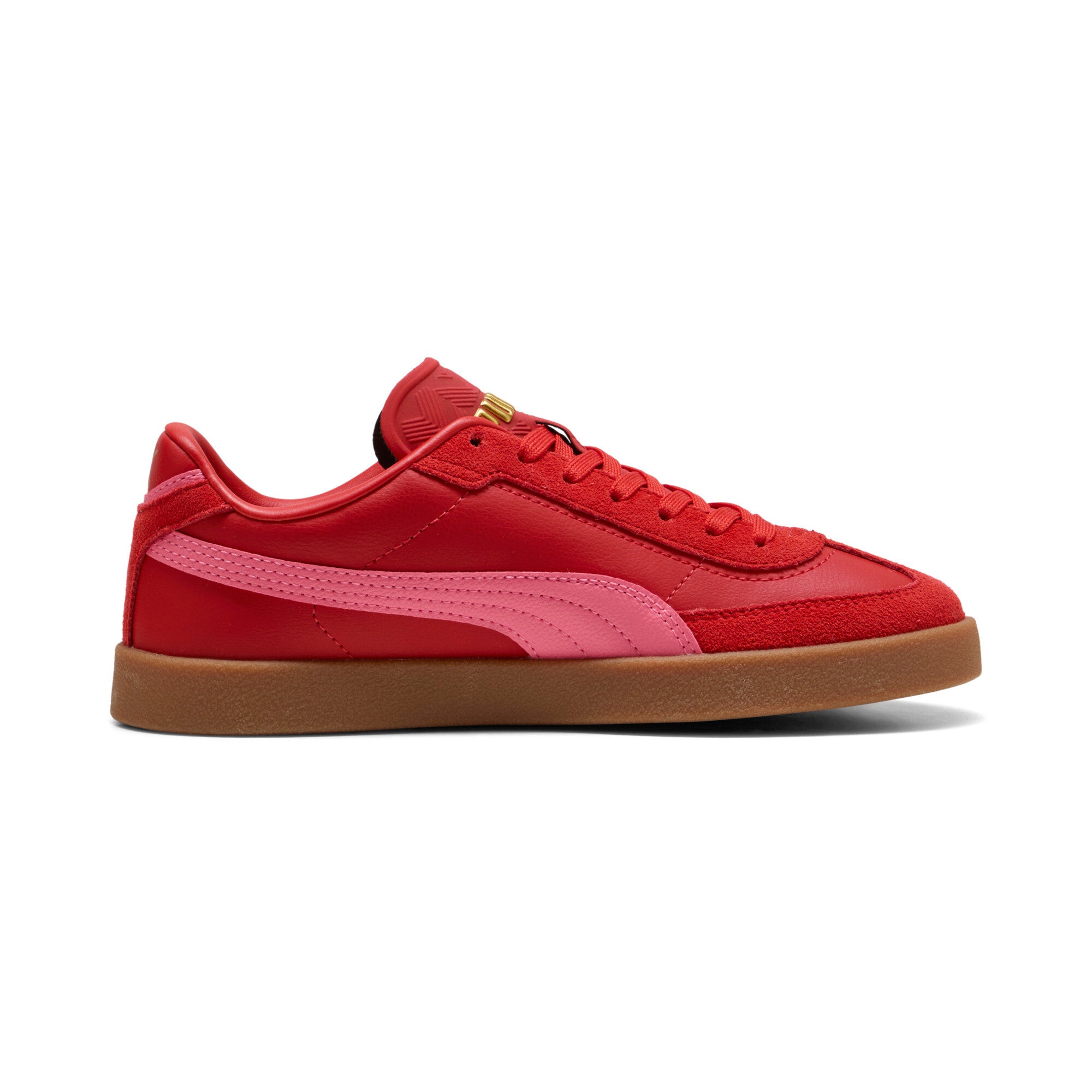 PUMA club II era sneakers unisex (397447) in candy apple and magic rose