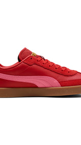 PUMA club II era sneakers unisex (397447) in candy apple and magic rose