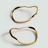 Mango earrings jolie in gold
