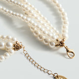 Mango necklace lamia in white