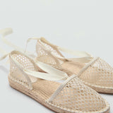 Mango shoes alberta in raw-unbleached