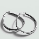 Mango earrings jimena in silver